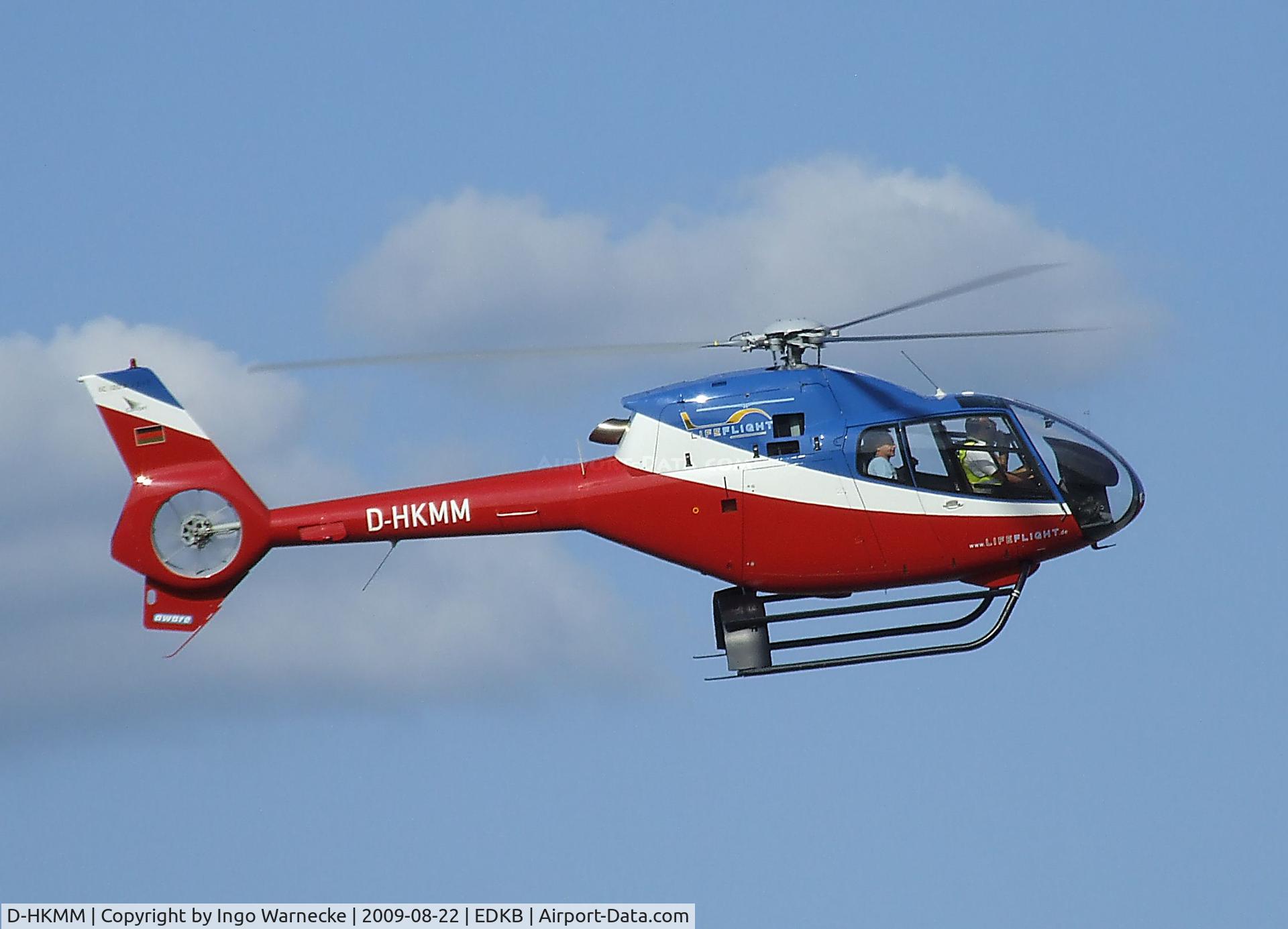 D-HKMM, 2001 Eurocopter EC-120B Colibri C/N 1217, Eurocopter EC120B Colibri at the Bonn-Hangelar centennial jubilee airshow