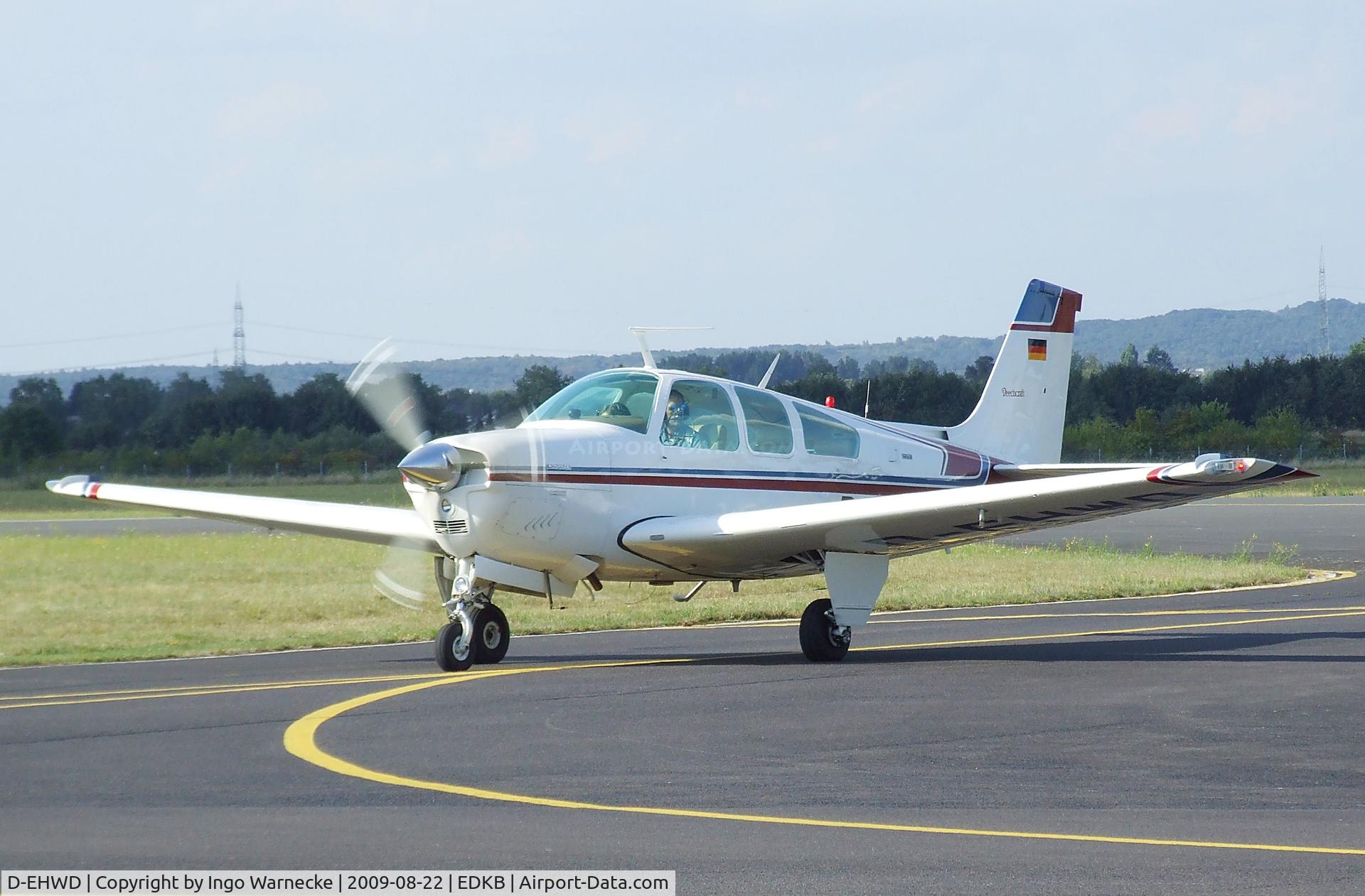 D-EHWD, 1973 Beech F33A Bonanza Bonanza C/N CE-440, Beechcraft F33A Bonanza at the Bonn-Hangelar centennial jubilee airshow