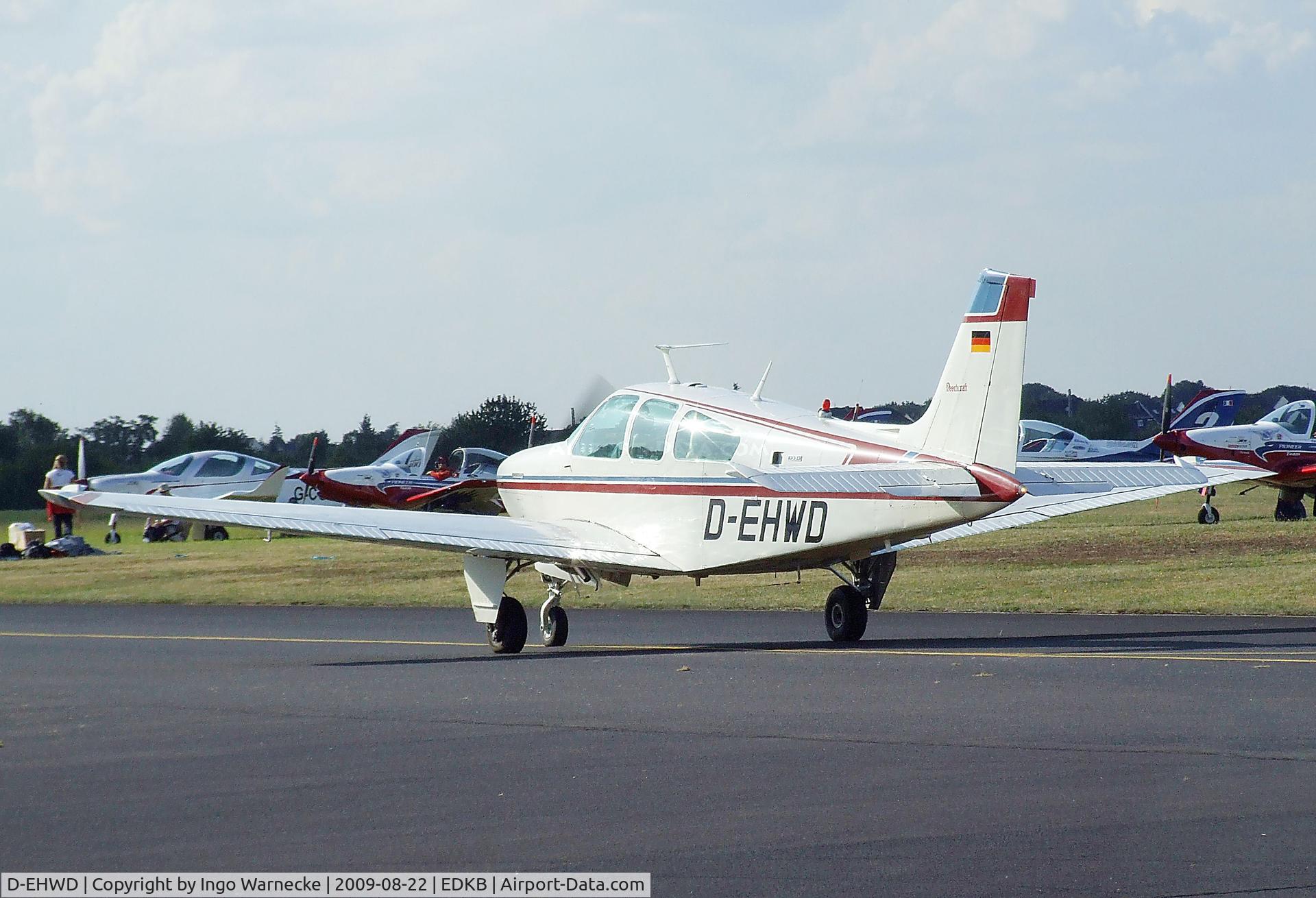D-EHWD, 1973 Beech F33A Bonanza Bonanza C/N CE-440, Beechcraft F33A Bonanza at the Bonn-Hangelar centennial jubilee airshow