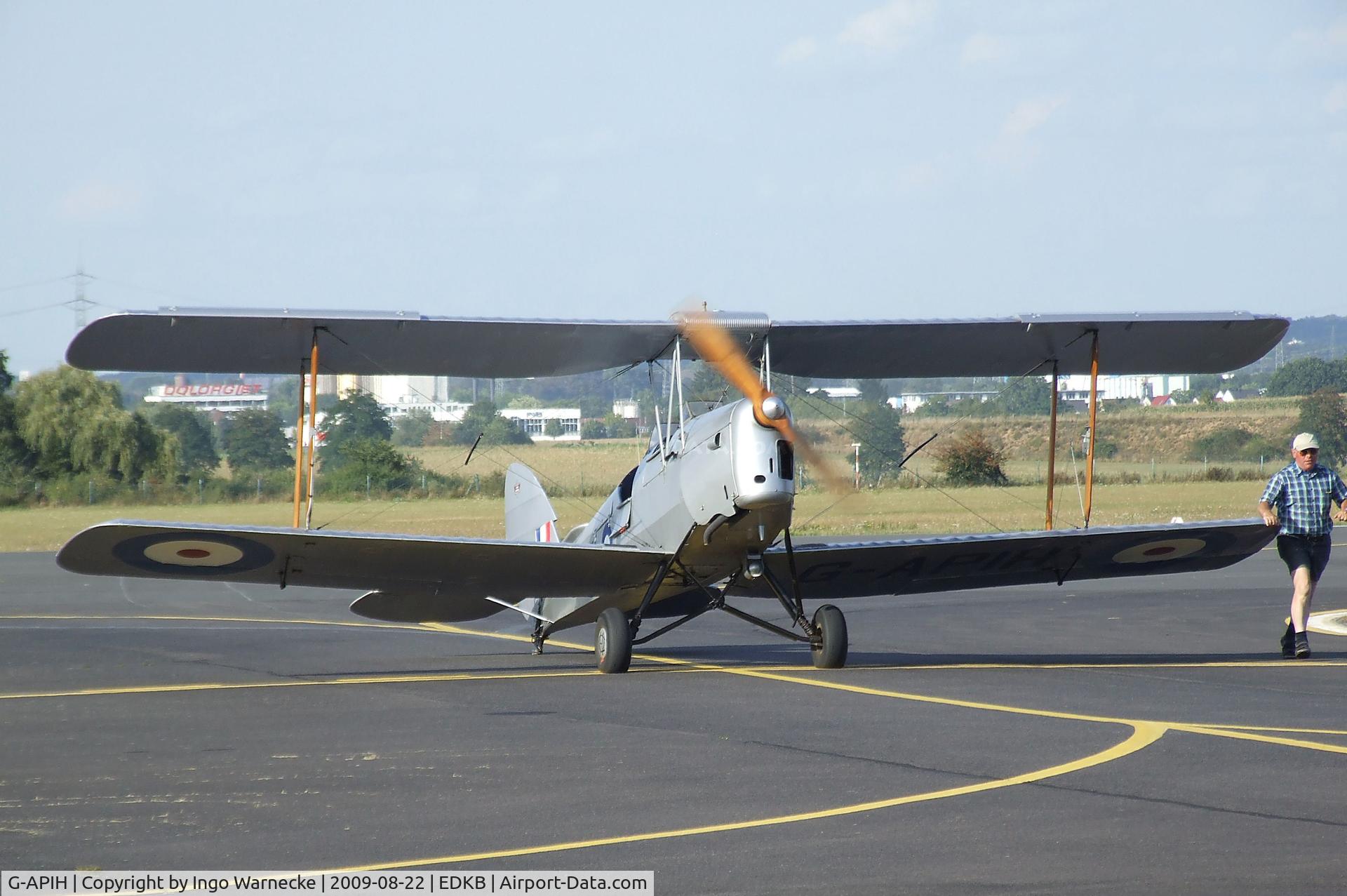 G-APIH, 1939 De Havilland DH-82A Tiger Moth II C/N 82981, De Havilland D.H.82A Tiger Moth at the Bonn-Hangelar centennial jubilee airshow