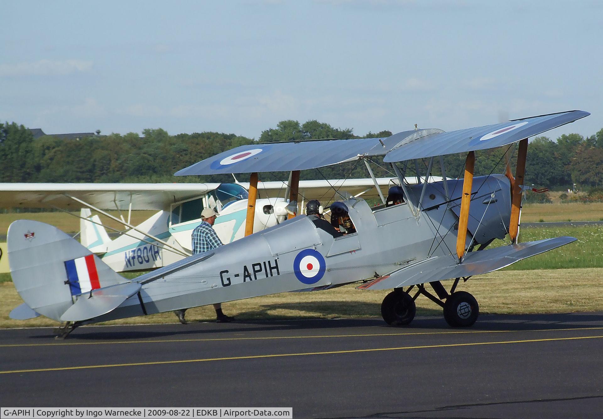 G-APIH, 1939 De Havilland DH-82A Tiger Moth II C/N 82981, De Havilland D.H.82A Tiger Moth at the Bonn-Hangelar centennial jubilee airshow