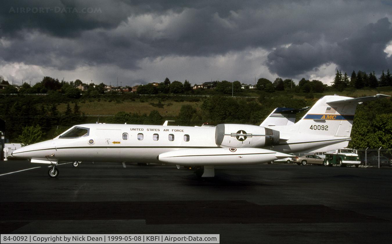 84-0092, 1984 Gates Learjet C-21A C/N 35A-538, KBFI