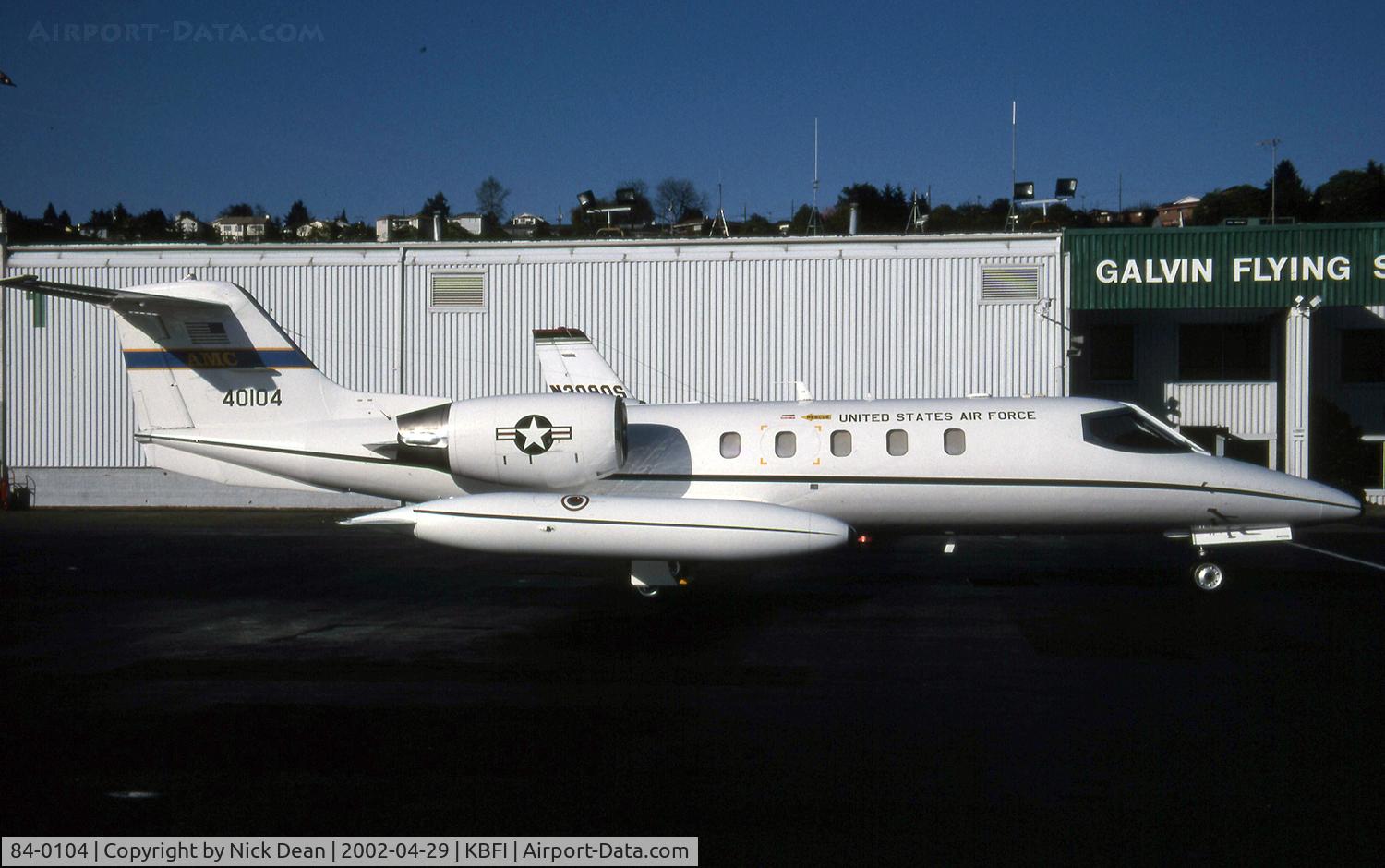 84-0104, 1984 Gates Learjet C-21A C/N 35A-550, KBFI