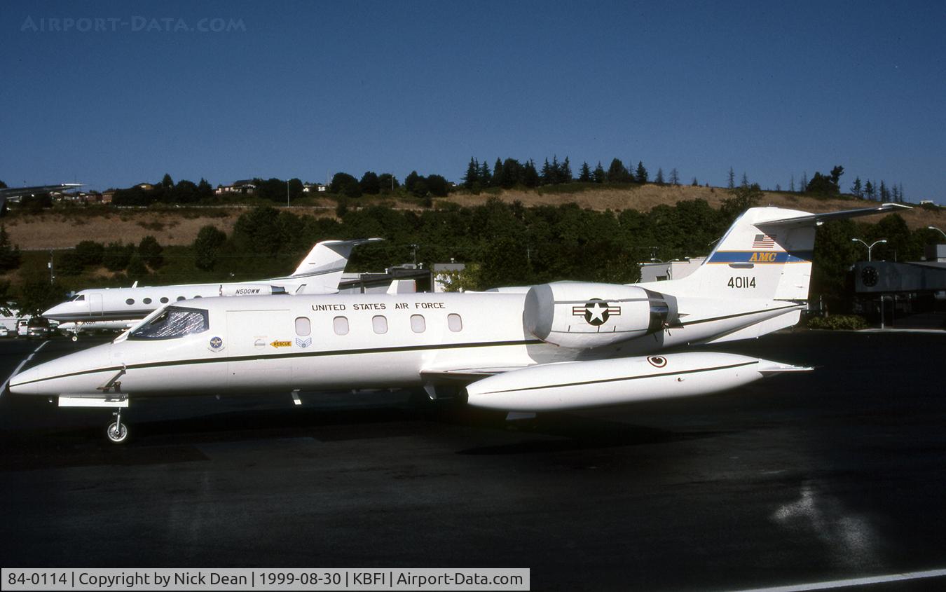 84-0114, 1984 Gates Learjet C-21A C/N 35A-560, KBFI