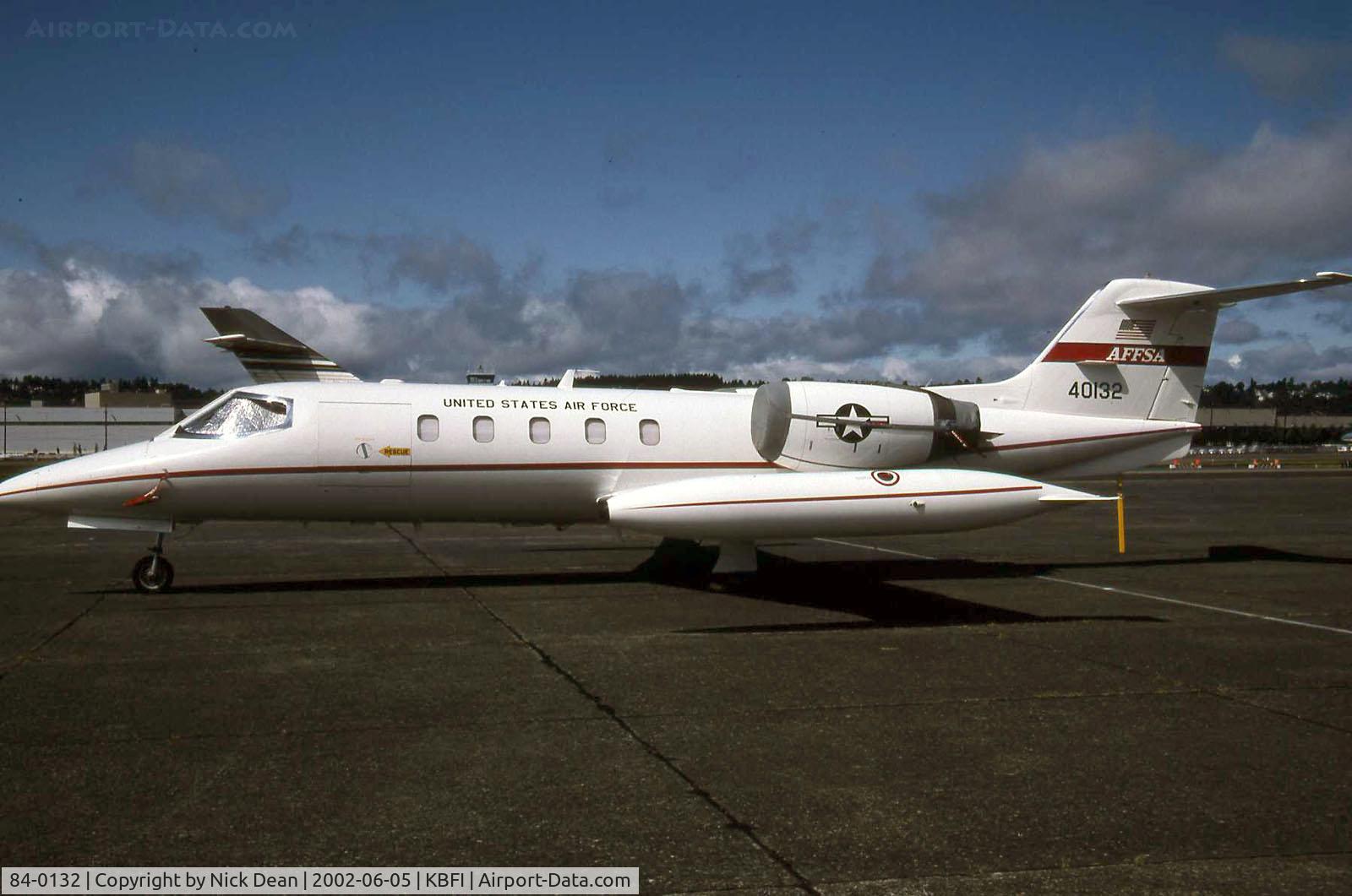 84-0132, 1984 Gates Learjet C-21A C/N 35A-579, KBFI