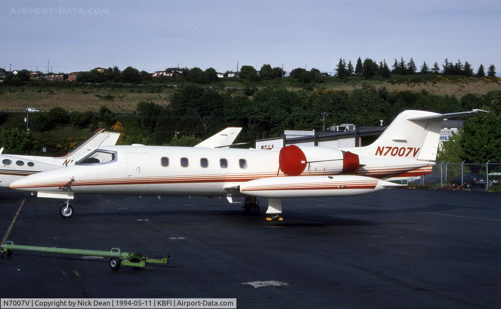 N7007V, 1985 Learjet 35A C/N 35A-594, KBFI