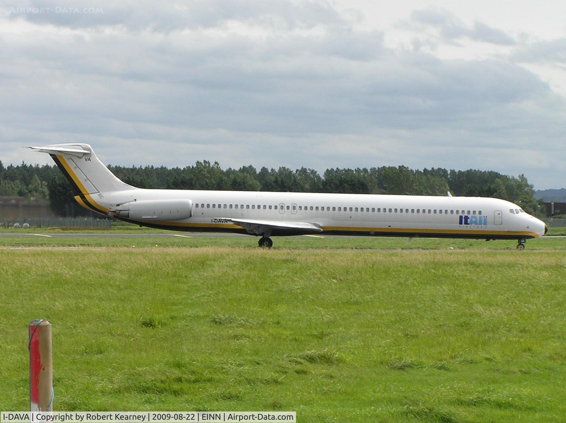 I-DAVA, 1986 McDonnell Douglas MD-82 (DC-9-82) C/N 49215, ItAli rolling
