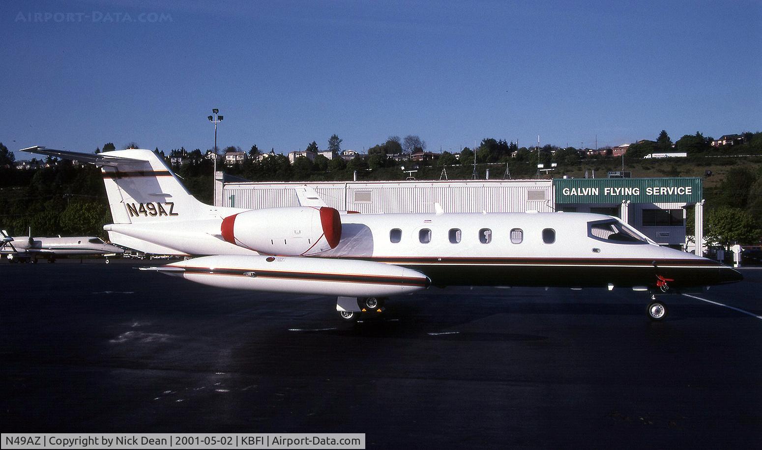 N49AZ, 1990 Learjet 35A C/N 35A-652, KBFI