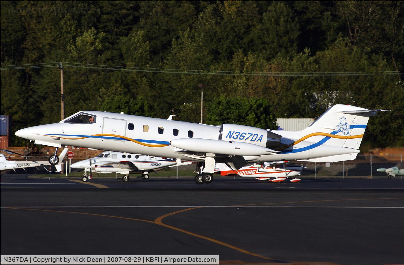 N367DA, Gates Learjet 35A C/N 599, KBFI