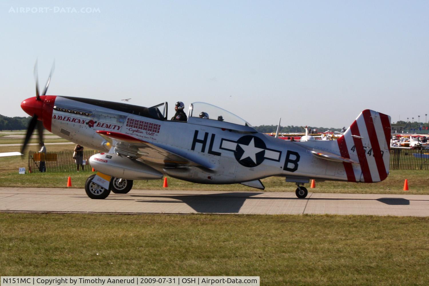 N151MC, 1968 North American F-51D Mustang Mustang C/N AF6722581, 1968 Cavalier F51D MUSTANG, c/n: AF6722581