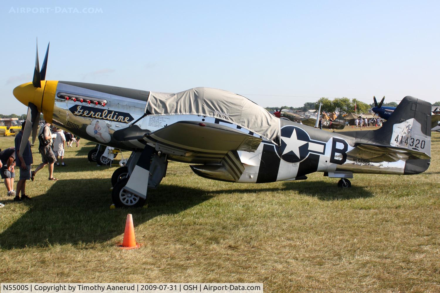 N5500S, 1944 North American F-51D Mustang C/N 44-63655, 1944 North American F-51D, c/n: 44-63655