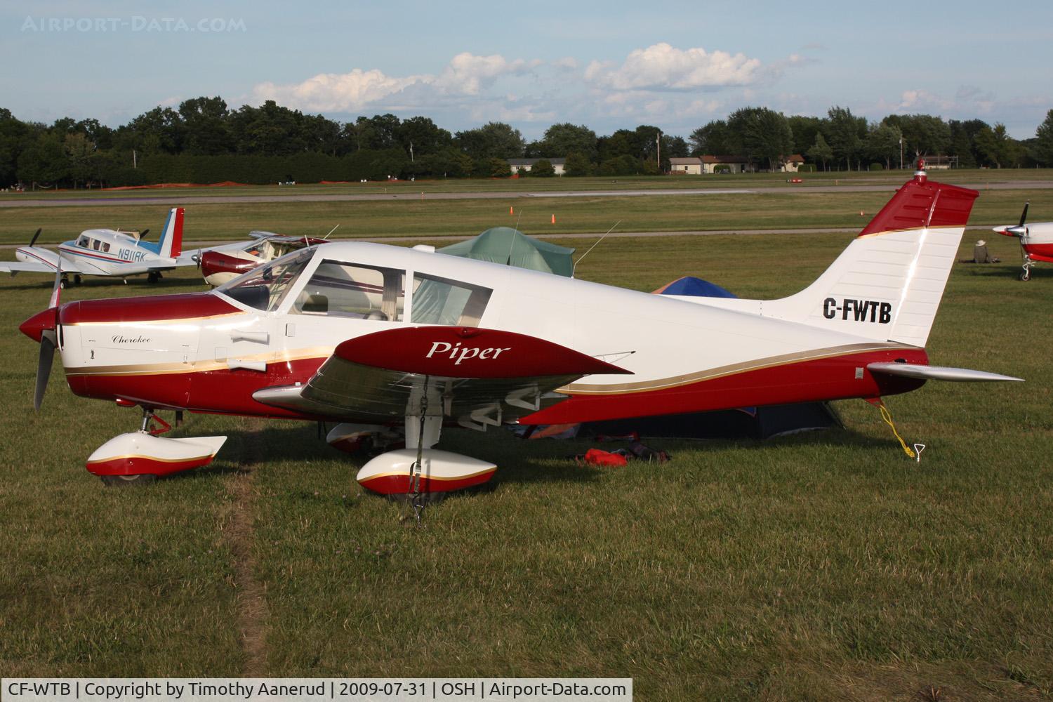 CF-WTB, 1968 Piper PA-28-140 Cherokee C/N 28-24259, 1968 Piper PA-28-140, c/n: 28-24259