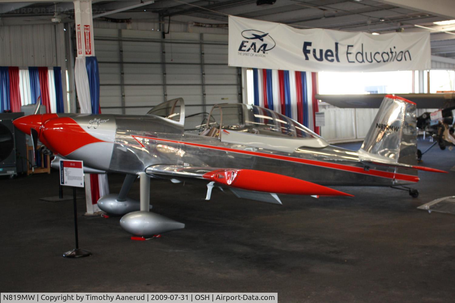 N819MW, Vans RV-8 C/N 80964, RV-8, c/n: 80964