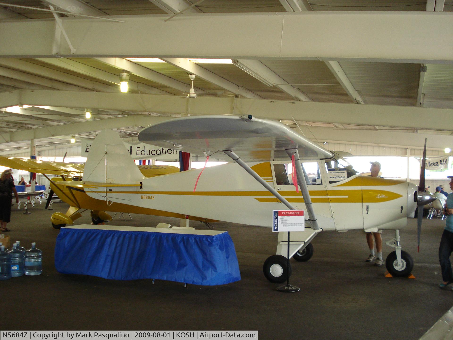 N5684Z, 1962 Piper PA-22-108 Colt C/N 22-9514, Piper PA-22-108