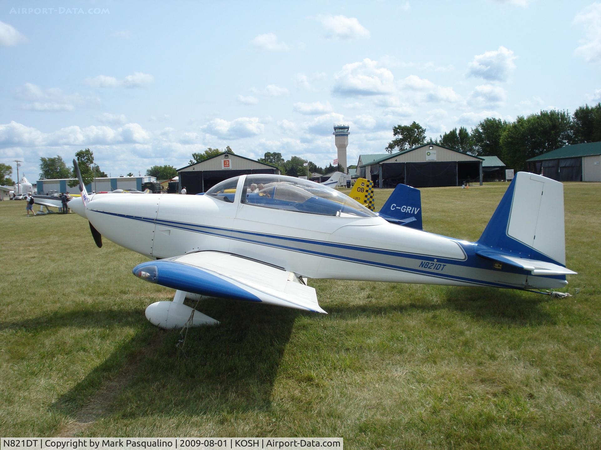 N821DT, 2004 Vans RV-8 C/N 81905, RV-8