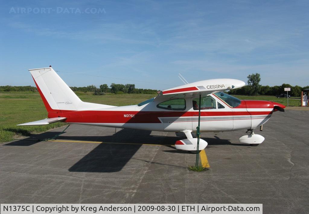 N1375C, 1977 Cessna 177B Cardinal C/N 17702715, Tied down at Wheaton Muni.