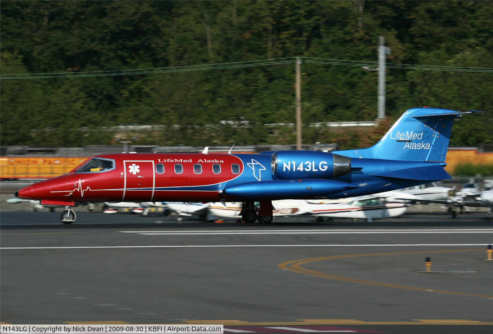 N143LG, 1981 Gates Learjet 35A C/N 426, KBFI
