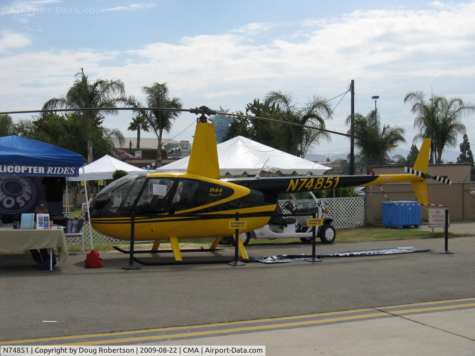 N74851, 2005 Robinson R44 II C/N 11018, 2005 Robinson R44 RAVEN II, Lycoming IO-540 derated to 245 Hp for 5 min., 205 Hp continuous