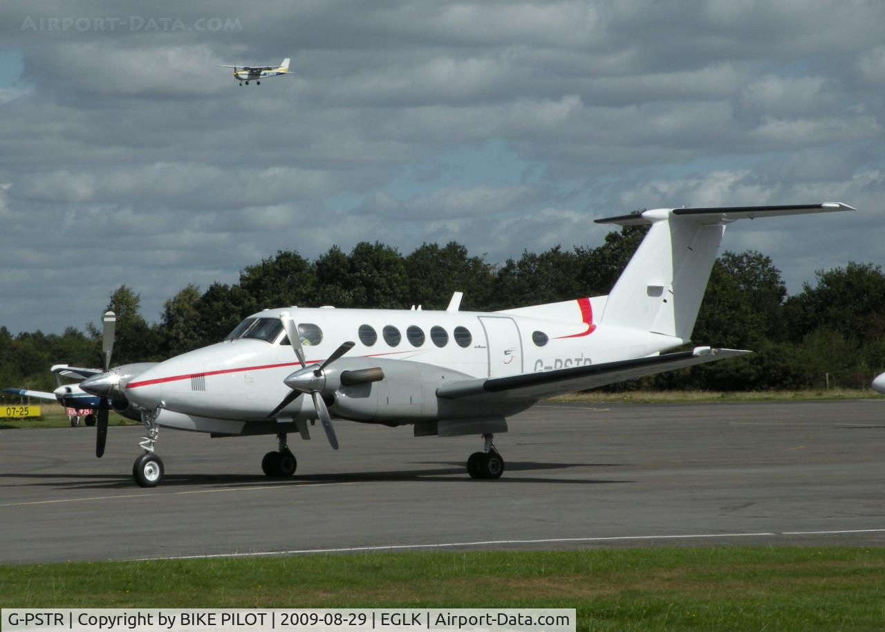 G-PSTR, 1977 Beech 200 Super King Air C/N BB-209, PARKED ON THE TERMINAL APRON