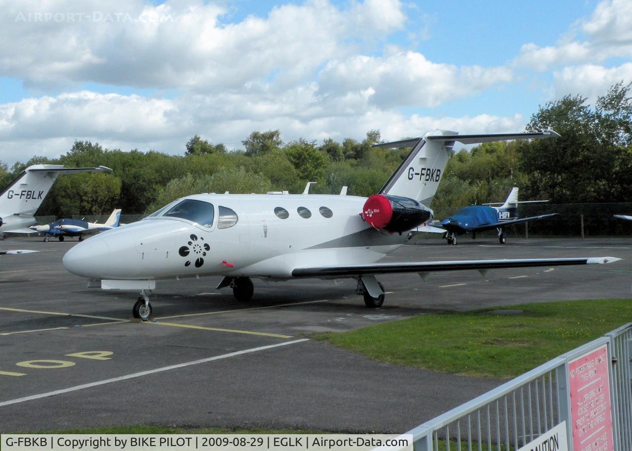 G-FBKB, 2008 Cessna 510 Citation Mustang Citation Mustang C/N 510-0126, RE-REGISTERED FROM N826CM ON 2009-08-25