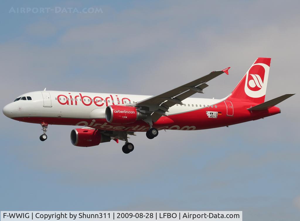F-WWIG, 2009 Airbus A320-214 C/N 4013, C/n 4013 - To be D-ADBY
