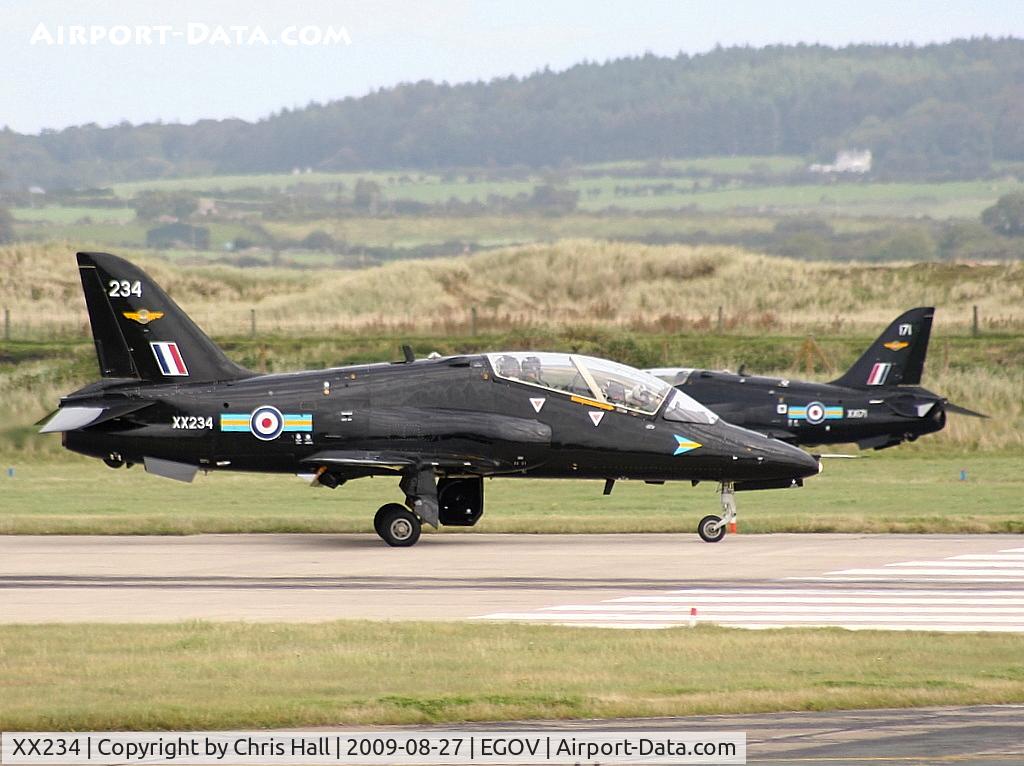 XX234, 1978 Hawker Siddeley Hawk T.1 C/N 070/312070, RAF No 4 FTS/208(R) Sqn