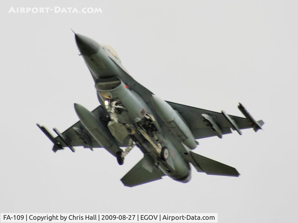 FA-109, SABCA F-16AM Fighting Falcon C/N 6H-109, Belgian A.F. F-16