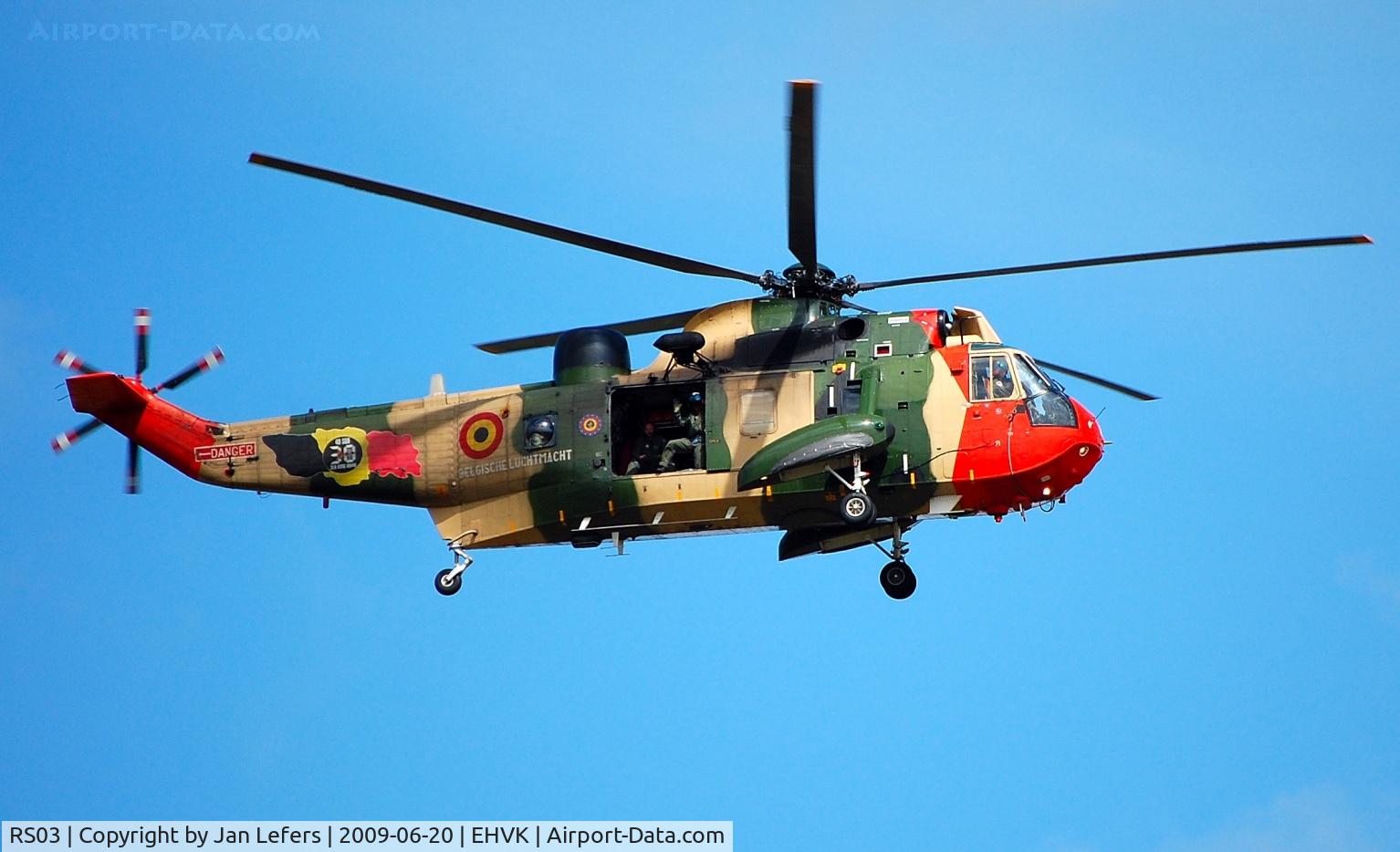 RS03, 1976 Westland Sea King Mk.48 C/N WA833, Belgium Airforce Helicopter