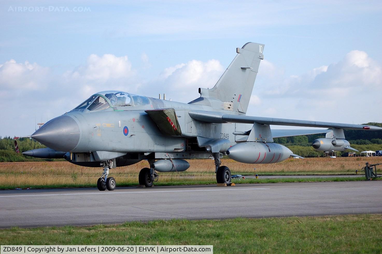 ZD849, 1985 Panavia Tornado GR.4 C/N 444/BS147/3202, Open Day's on Volkel Airbase