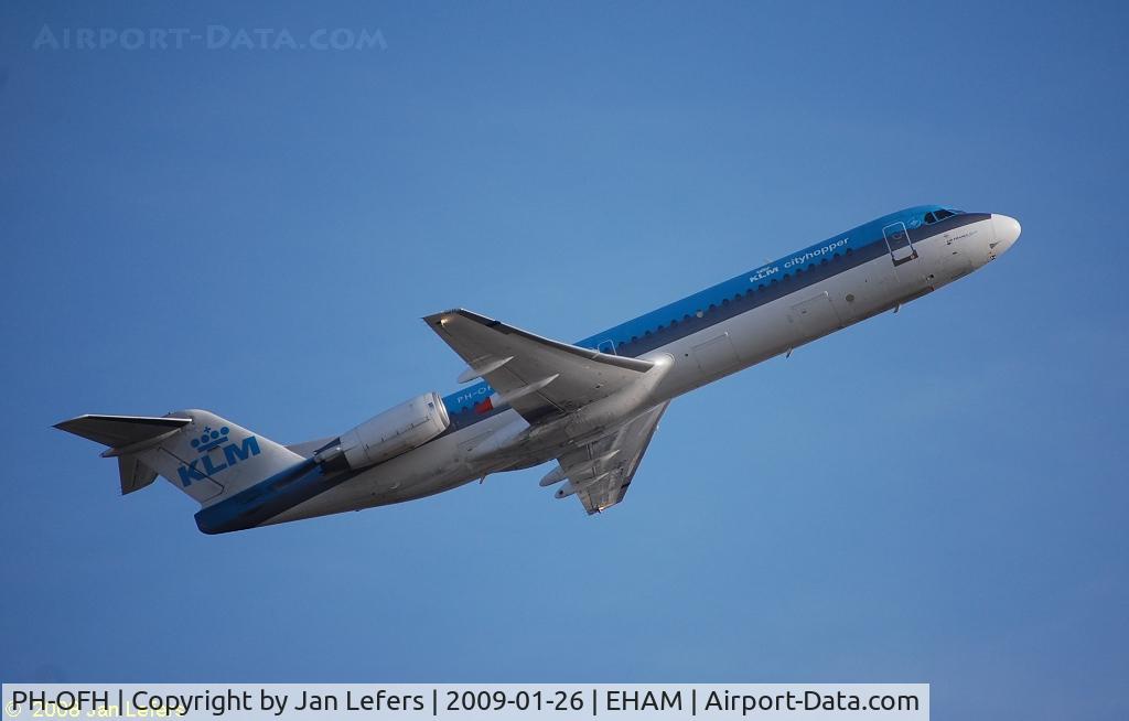 PH-OFH, 1989 Fokker 100 (F-28-0100) C/N 11277, KLM Fokker F28 (0100)