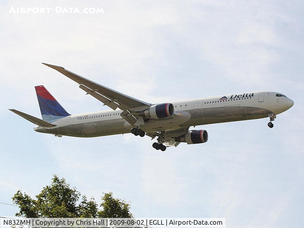 N832MH, 2000 Boeing 767-432/ER C/N 29704, Delta Airlines