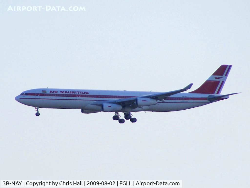 3B-NAY, 1996 Airbus A340-313 C/N 152, Air Mauritius