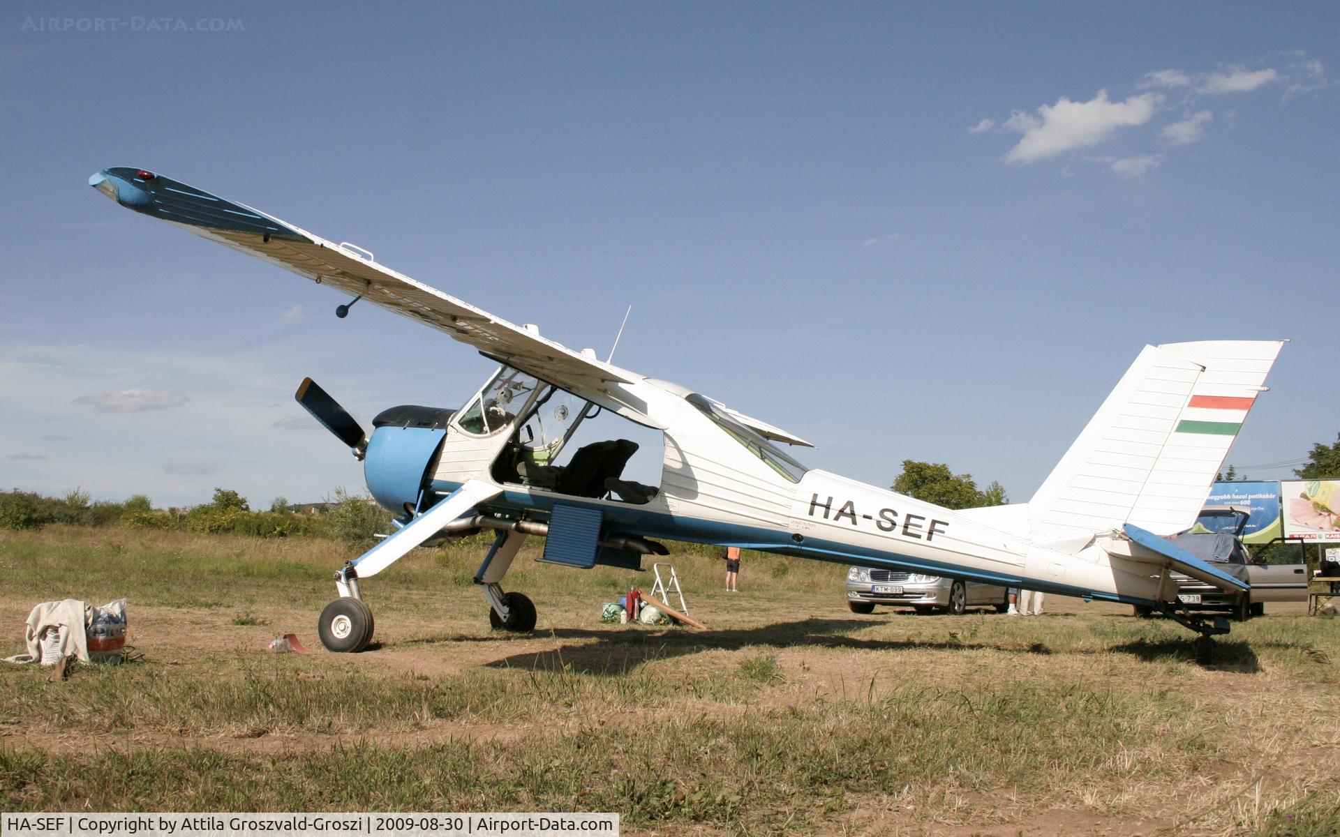 HA-SEF, 1970 PZL-Okecie PZL-104 Wilga C/N 59064, Balatonfüred temporary walk airplane takeoff field.