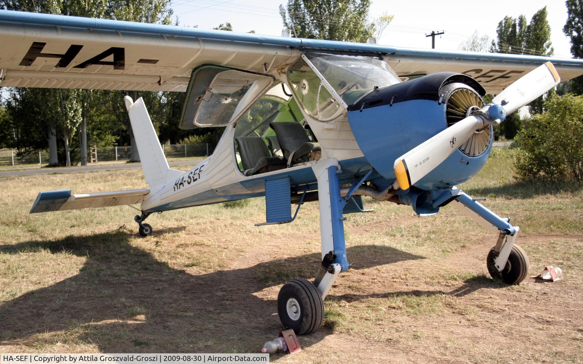 HA-SEF, 1970 PZL-Okecie PZL-104 Wilga C/N 59064, Balatonfüred temporary walk airplane takeoff field.