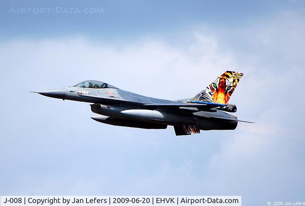 J-008, General Dynamics F-16AM Fighting Falcon C/N 6D-164, F-16AM Dutch Air Force in Tigerdress
