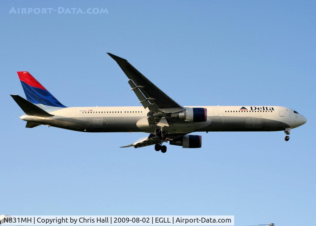 N831MH, 2000 Boeing 767-432/ER C/N 29702, Delta Airlines