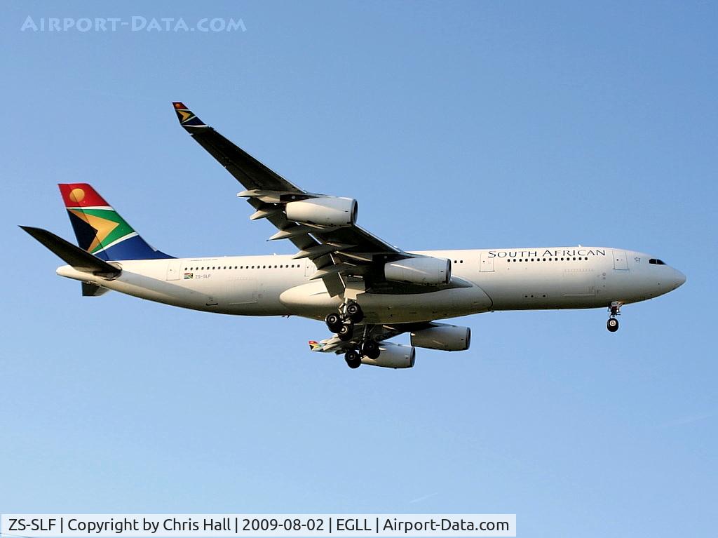 ZS-SLF, 1992 Airbus A340-211 C/N 006, South African Airways