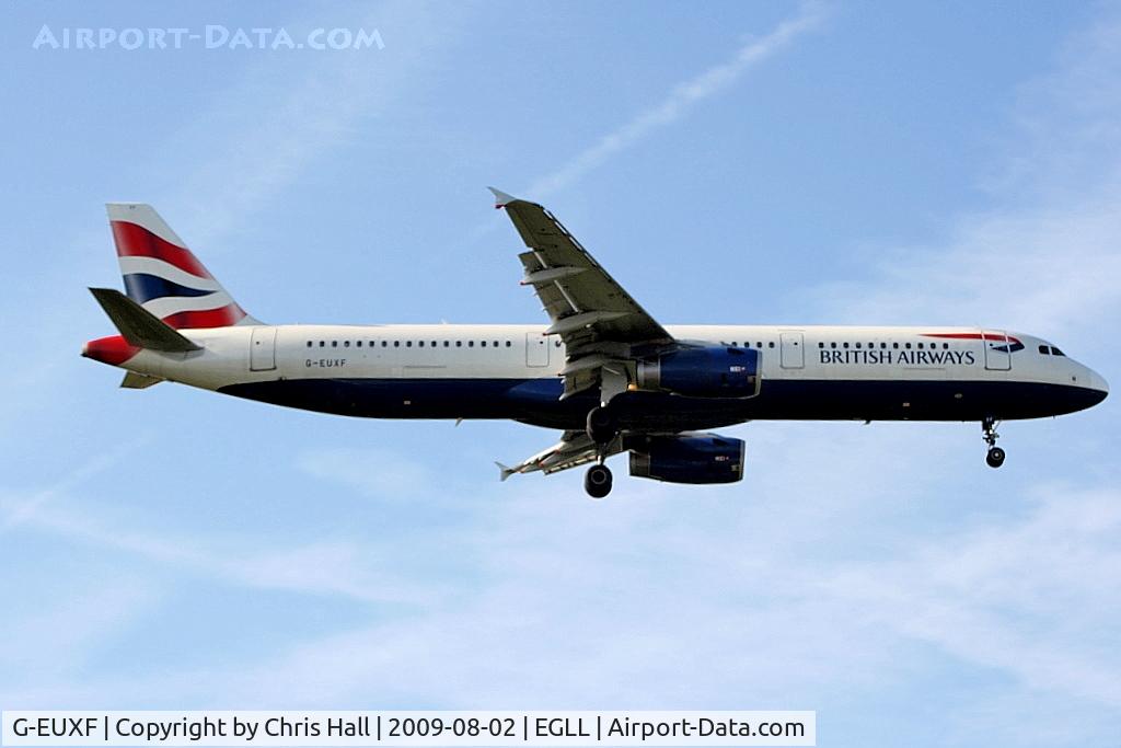 G-EUXF, 2004 Airbus A321-231 C/N 2324, British Airways