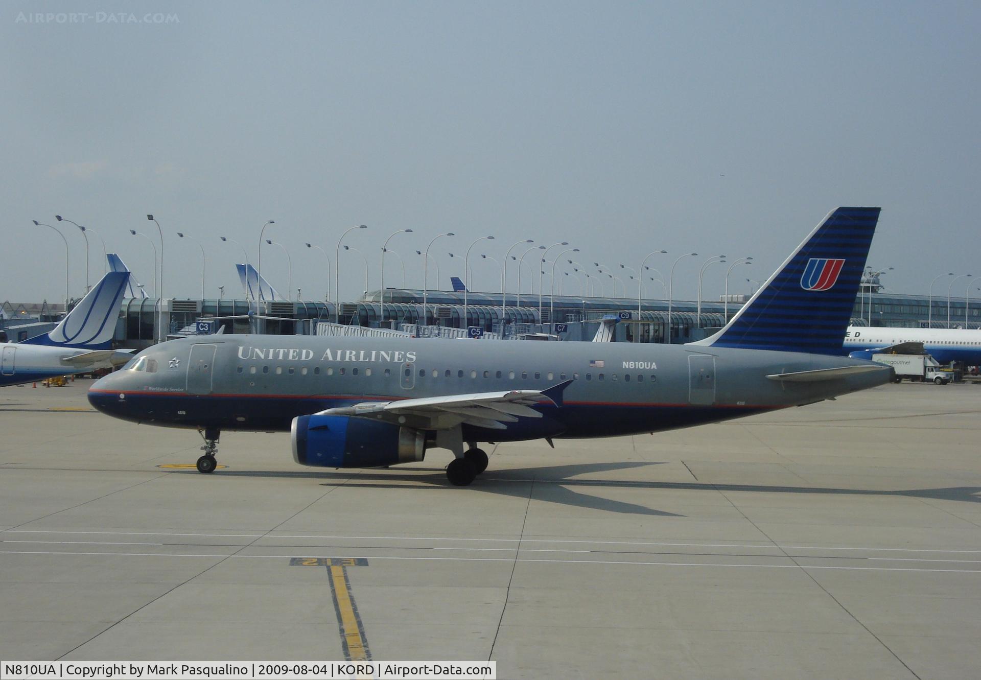 N810UA, 1998 Airbus A319-131 C/N 843, Airbus A319
