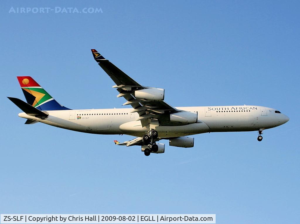 ZS-SLF, 1992 Airbus A340-211 C/N 006, South African Airways