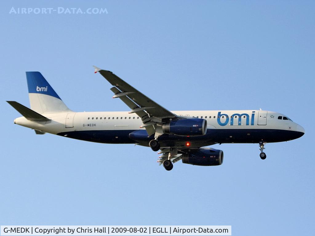 G-MEDK, 2005 Airbus A320-232 C/N 2441, BMI