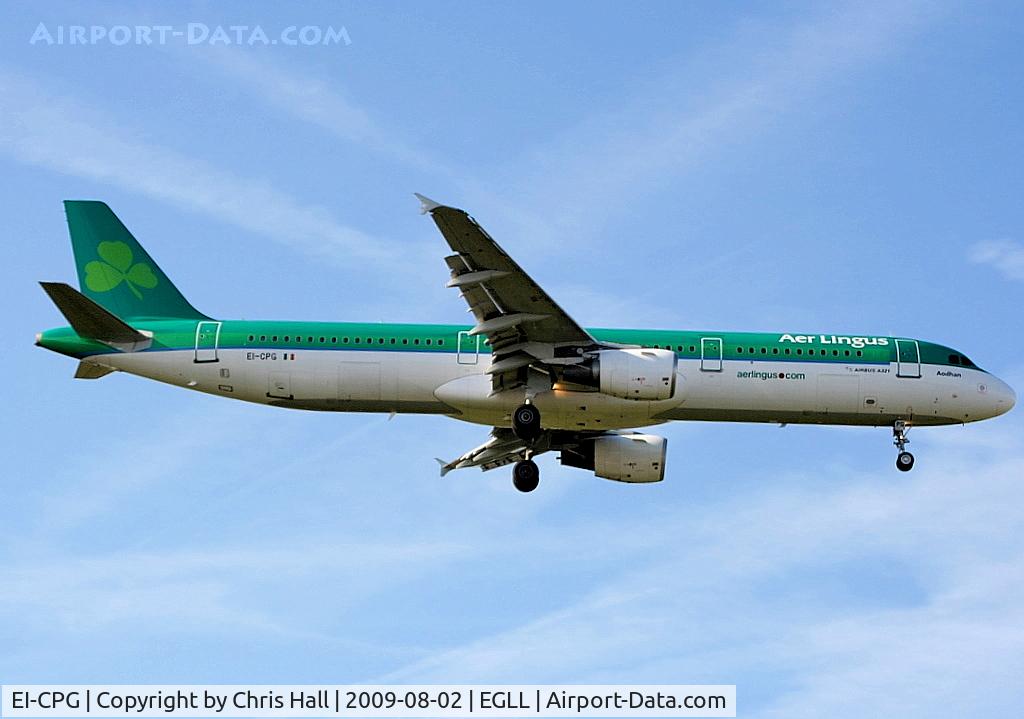 EI-CPG, 1999 Airbus A321-211 C/N 1023, Aer Lingus