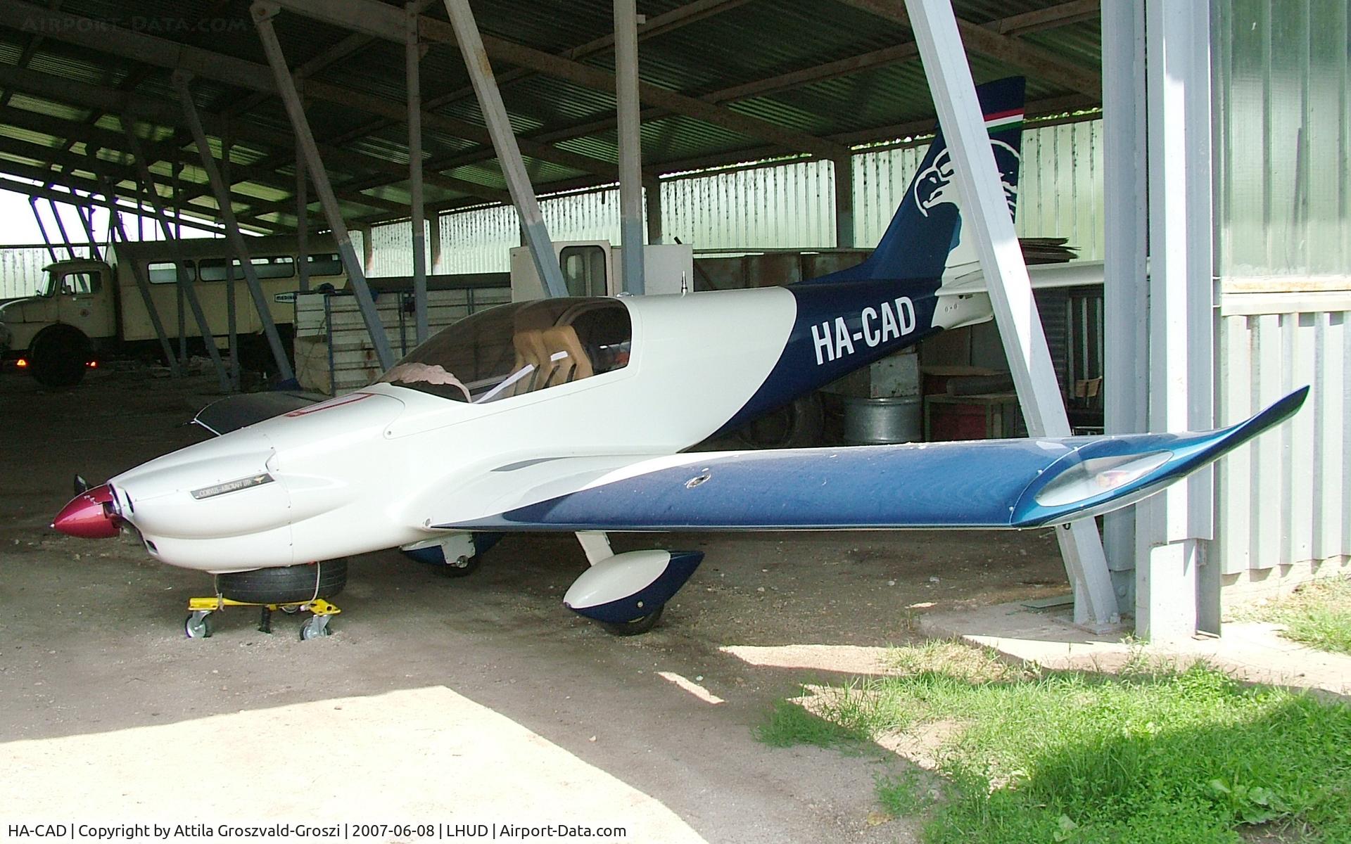 HA-CAD, 2007 Corvus Corone MK I C/N CNE01/004, Szeged Airport LHUD - 2007-05-26 His flying nose runner broke at the time of rolling after landing.