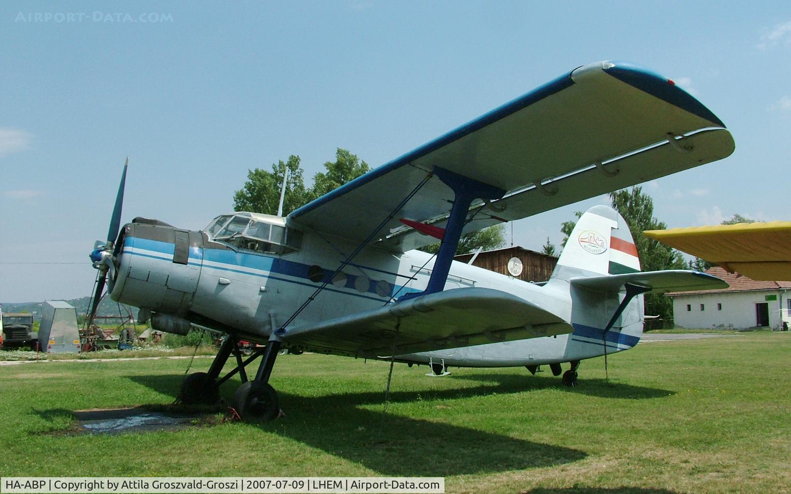 HA-ABP, 1979 PZL-Mielec An-2SH C/N 1G185-52, Esztergom Airport - LHEM