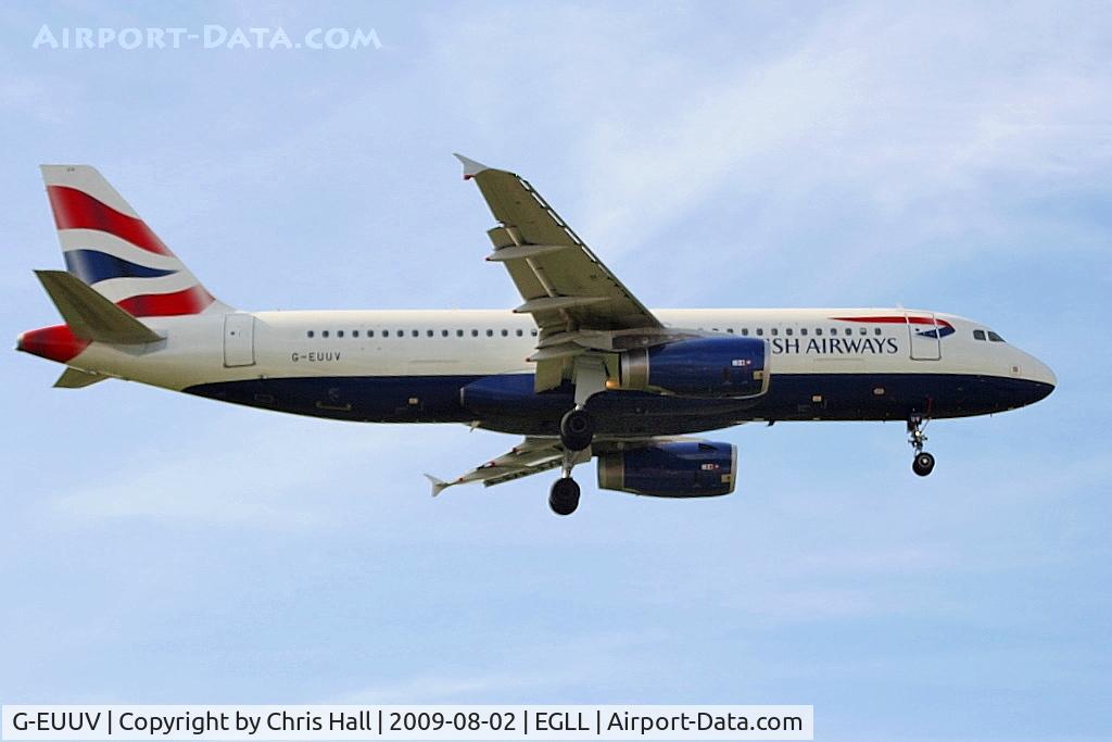 G-EUUV, 2008 Airbus A320-232 C/N 3468, British Airways