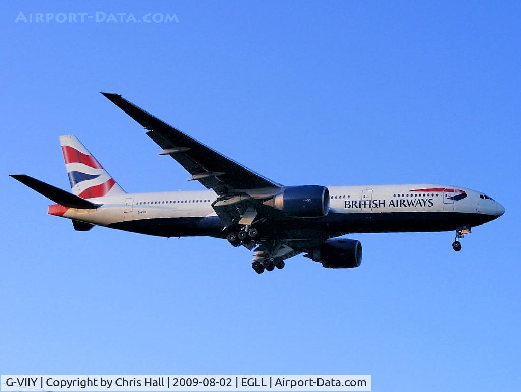G-VIIY, 1999 Boeing 777-236 C/N 29967, British Airways