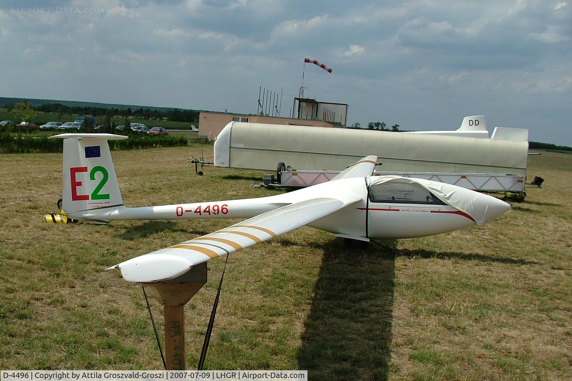 D-4496, 1978 Eiriavion PIK-20D C/N 20610, Gyúró Airport Hungary - LHGR