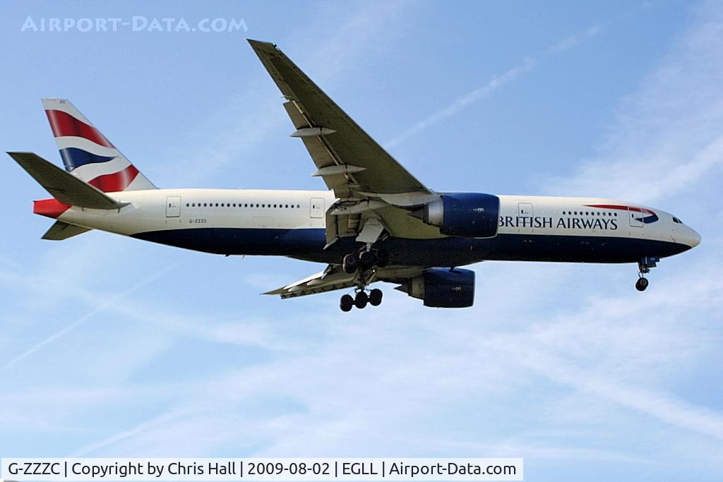 G-ZZZC, 1995 Boeing 777-236 C/N 27107, British Airways