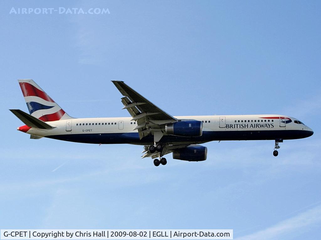 G-CPET, 1998 Boeing 757-236 C/N 29115, British Airways