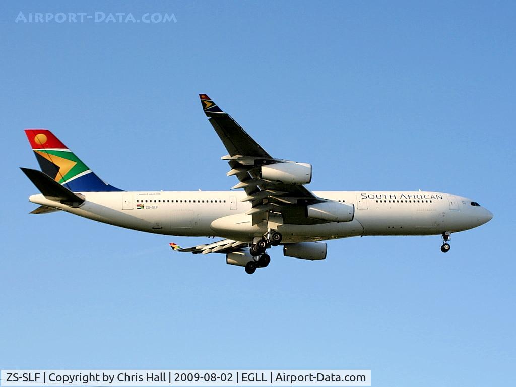 ZS-SLF, 1992 Airbus A340-211 C/N 006, South African Airways